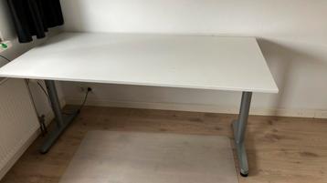 Bureau ikea wit 160x80 - afbeelding 1