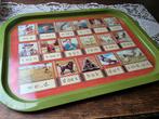 Vintage dienblad aap noot mies, Ophalen of Verzenden, Gebruikt, Rechthoekig, Hout