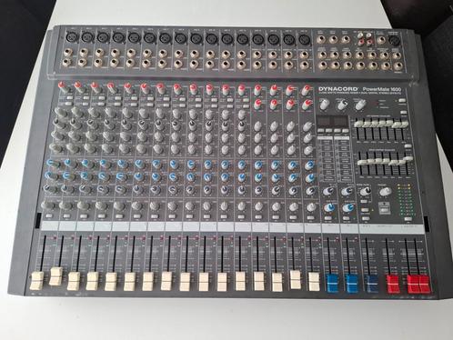 Dynacord PowerMate 1600 Mengpaneel, Muziek en Instrumenten, Mengpanelen, Gebruikt, 10 tot 20 kanalen, Microfooningang, Ophalen of Verzenden