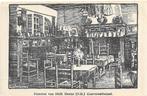 AK Heeze - Pension van DIJK, Conversatiezaal, Verzenden, 1920 tot 1940, Ongelopen, Noord-Brabant