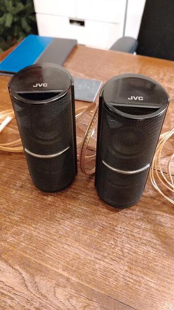 JVC speakers 2 stuks zwart 50 watt luidsprekers  beschikbaar voor biedingen