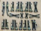 Marklin 15 elektrische wissels + 5 kruisingen, Wisselstroom, Gebruikt, Rails, Ophalen of Verzenden