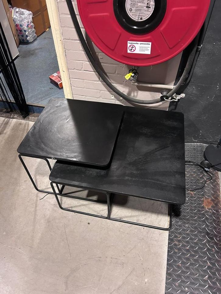 Salontafel Set Eleonora zwart !showroom uitverkoop!, Huis en Inrichting, Tafels | Statafels, Nieuw, Ophalen