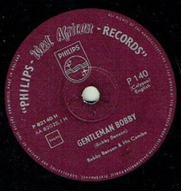 Bobby Benson And His Combo - Gentleman Bobby / Taxi Driver beschikbaar voor biedingen