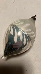 Vintage antieke kerstbal, zilver pegel, Ophalen of Verzenden, Zo goed als nieuw