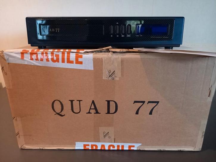 QUAD 77 CD CRYSTAL DAC BOXED + MANUAL + QUADLINK-CABLE, Audio, Tv en Foto, Cd-spelers, Zo goed als nieuw, Overige merken, Ophalen of Verzenden