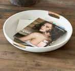 Riviera maison ibiza serving tray, Ophalen, Nieuw, Rond, Riet