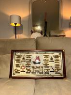 Maritieme knopenlijst - nautische wanddecoratie, Huis en Inrichting, Overige materialen, Verzenden, Zo goed als nieuw, Minder dan 50 cm