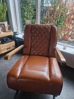 Fauteuil cognac, Ophalen, Gebruikt, Industrieel, 50 tot 75 cm