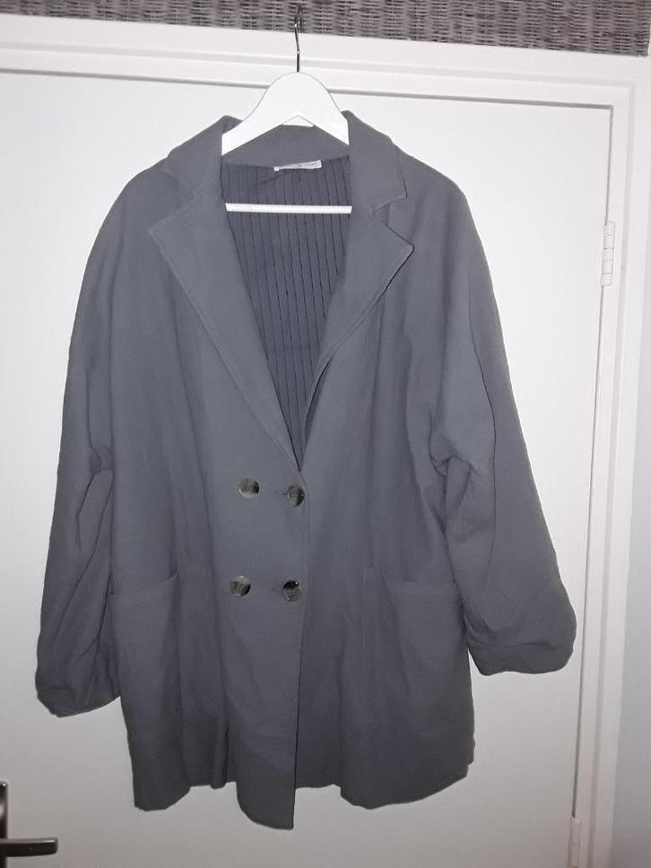 Circle Of Trust Grijs/Blauwe Colbert Met Knopen Maat Medium, Kleding | Dames, Jasjes, Kostuums en Pakken, Zo goed als nieuw, Jasje