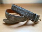 Italiaanse riem van krokodillenleer 101 cm lang 3,5 cm breed, Kleding | Heren, Riemen en Ceinturen, Overige kleuren, Verzenden
