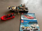 LEGO City Politieboot 60129 - Compleet!, Kinderen en Baby's, Speelgoed | Duplo en Lego, Ophalen of Verzenden, Zo goed als nieuw