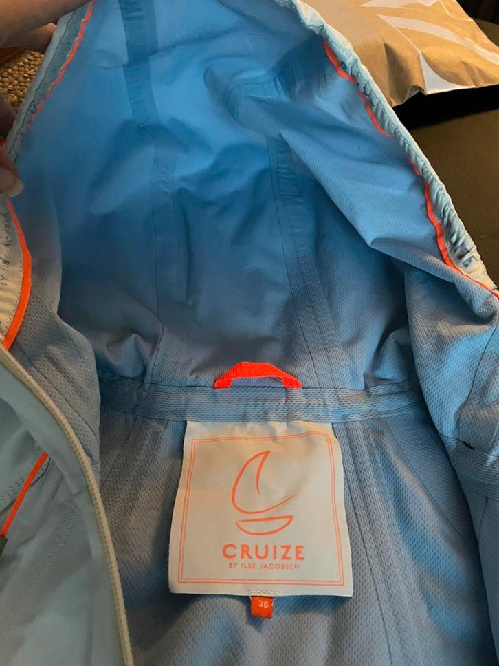 Zomer jas jack Cruize by Ilse Jacobsen maat 36, Kleding | Dames, Jassen | Zomer, Zo goed als nieuw, Maat 36 (S), Wit, Ophalen of Verzenden