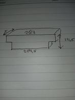 Balken 5 stuks, Ophalen, Gebruikt, 250 cm of meer, Balken