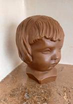 Buste borstbeeld paridur bruin meisje V.V. 241, Antiek en Kunst, Ophalen of Verzenden