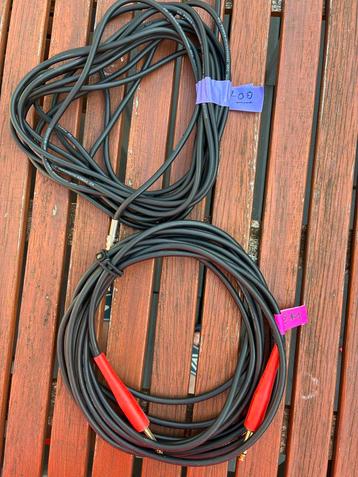 Jack kabels 6,3 mm beschikbaar voor biedingen