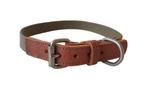 ANIMAL BOULEVARD Halsband Nek 52-60 cm Cognac-Groen -35%!!!, Ophalen of Verzenden, Handgemaakt, Nieuw