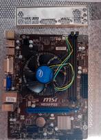 MSI H81M-P33 icl CPU en Ram, DDR3, Ophalen of Verzenden, Zo goed als nieuw, ATX