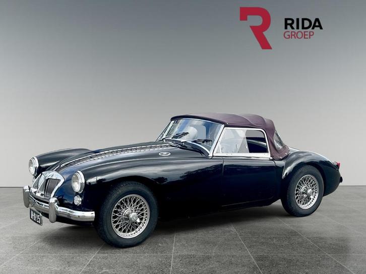 MG MGA Roadster 1500, Auto's, MG, Bedrijf, Benzine, Cabriolet, Handgeschakeld, Geïmporteerd, Zwart, Zwart, Leder, Gebruikt