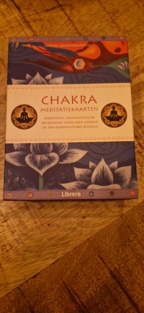 Chakra Meditatiekaarten Swami Saradananda, Boeken, Esoterie en Spiritualiteit, Zo goed als nieuw, Overige typen, Tarot of Kaarten leggen