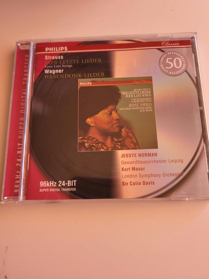 Strauss: Vier Letzte Lieder - Jessye Norman, Cd's en Dvd's, Cd's | Klassiek, Gebruikt, Vocaal, Romantiek, Ophalen of Verzenden