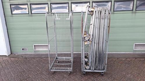 Rolcontainers 60x 80x 161 cm, Doe-het-zelf en Verbouw, Transportwagens, Gebruikt, Overige typen, 100 liter of meer, Ophalen