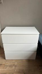 IKEA Malm ladekast wit, Huis en Inrichting, Kasten | Ladekasten, Ophalen, 50 tot 100 cm, Zo goed als nieuw, 3 of 4 laden