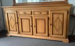 Eiken dressoir met opzetspiegel 200x52x100 cm (LxBxH), Ophalen, Klassiek, Eikenhout, Zo goed als nieuw