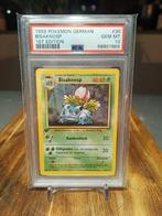 Ivysaur 1 edition 1999 base set psa 10 GEM MT, Hobby en Vrije tijd, Verzamelkaartspellen | Pokémon, Ophalen of Verzenden, Zo goed als nieuw