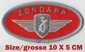 ZUNDAPP oval logo patch voor KS 50 80 100 125 517 CS GT GTS beschikbaar voor biedingen