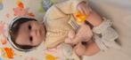 Schattige babypop van zacht siliconen vinyl ., Ophalen of Verzenden, Zo goed als nieuw, Babypop