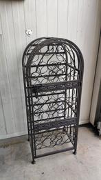Ijzeren Wijnrek, Huis en Inrichting, Woonaccessoires | Wijnrekken, Ophalen, Gebruikt, 25 flessen of meer, Metaal