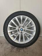 18' BMW 5 Serie G30 G31 Styling 632 met winterbanden, Ophalen, 18 inch, 245 mm, Banden en Velgen