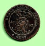 Nederlands Indie 1 Cent 1857  in Mindere Kwaliteit, Postzegels en Munten, Munten | Nederland, Koning Willem III, 1 cent, Losse munt