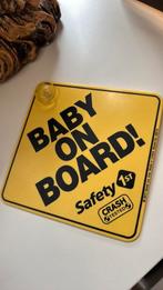 Baby on board bordje auto, Kinderen en Baby's, Autostoeltjes, Autogordel, 15 t/m 36 kg, Zo goed als nieuw, Ophalen