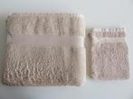 Elias beige handdoek en washand, Ophalen of Verzenden, Zo goed als nieuw, Beige, Handdoek