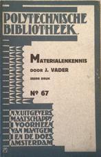 Polytechnische bibiliotheek, Gelezen, J. Vader, Metaaltechniek, Verzenden
