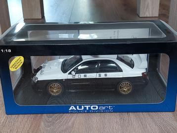 Subaru Impreza WRX Sti Japanese Police | 1:18 | Autoart beschikbaar voor biedingen