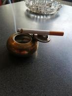 OUD KOPEREN MARITIEM SCHEEPS ASBAKJE  DIAMETER 6 CM TOPSTAAT, Verzamelen, Gebruikt, Gebruiksvoorwerp, Motorboot of Zeilboot, Ophalen of Verzenden
