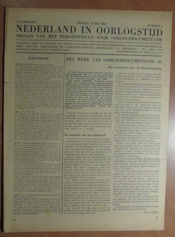 Nederland in Oorlogstijd. 1e jrg. nr 4. Vrijdag 24 mei 1946 beschikbaar voor biedingen