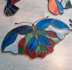 Glas in lood ijsvogel 
vogel raamdecoratie, Antiek en Kunst, Ophalen of Verzenden