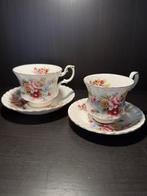 Royal Albert Chelsea Garden kop en schotel set, Antiek en Kunst, Antiek | Servies los, Ophalen