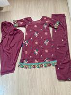 Indiase/ Pakistaanse kleding, donkerpaars soeth, maat M/ L, Maat 38/40 (M), Overige typen, Paars, Nieuw