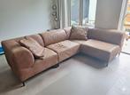 Goossens Marshall Modulaire Bank + Hocker, Ophalen, Gebruikt, 300 cm of meer, Leer