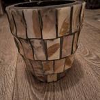 Schelpen vaas, Ophalen of Verzenden, Overige kleuren, Glas, Minder dan 50 cm