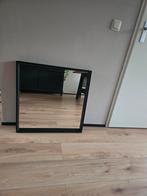 Grote Ikea spiegel met zwarte rand, 100 tot 150 cm, Ophalen of Verzenden, Zo goed als nieuw, 75 tot 100 cm