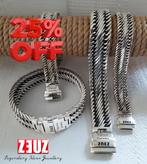 AANBIEDING: Z3UZ Nemesis armbanden 25% korting!, Ophalen of Verzenden, Nieuw, Zilver, Zilver