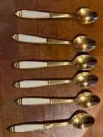 Vintage Vergulde Lepels - Set van 6, Antiek en Kunst, Antiek | Bestek, Ophalen