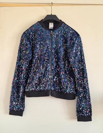Vest glitters/pailleten maat 158-164 beschikbaar voor biedingen
