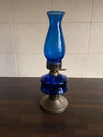 Blauwe olielamp, Antiek en Kunst, Antiek | Lampen, Ophalen of Verzenden